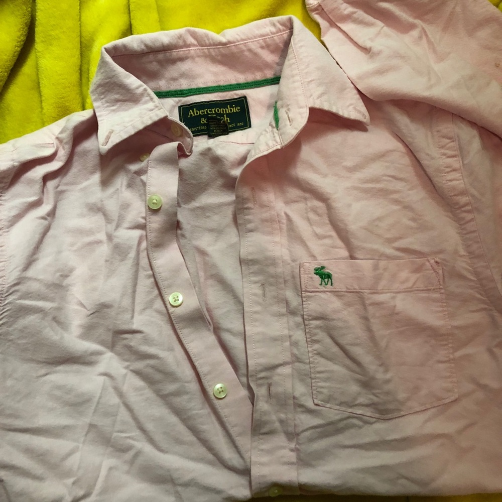Dusty Pink Abercombie Button Down